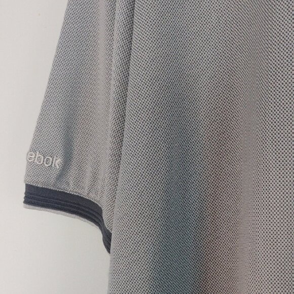 REEBOK Men's Polo Shirt Charcoal Performance Wear Golf Casual Everday Wear 2XL - Picture 6 of 10